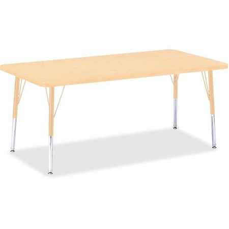 Jonti-Craft TABLE, RECTANGLE, 30X60, MAPLE JNT6408JCE251